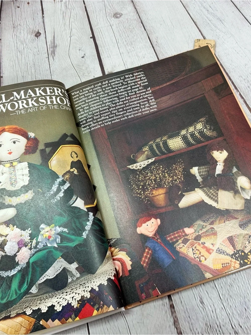 vtg 1984 Better Homes And Gardens Cherished Dolls to make for fun book cottage